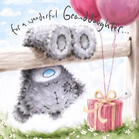 Granddaughter Softly Drawn Me to You Bear Birthday Card £2.09